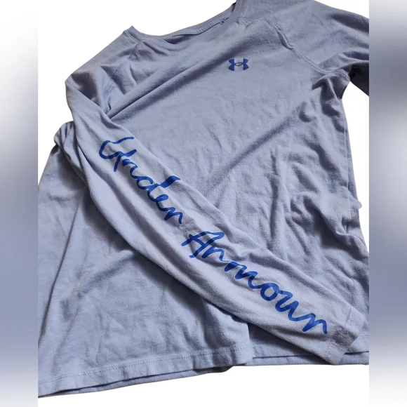 Under Armour Women's Long Sleeve Tee - Light Blue - Picture 7 of 12
